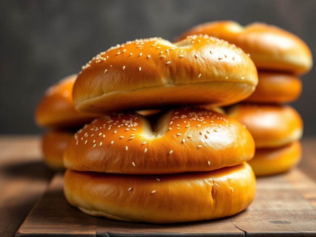 Pan de hamburguesa y pan de perro caliente para fast food