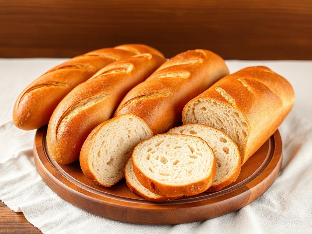 Pan francés, pan tajado y pan sándwich tradicional